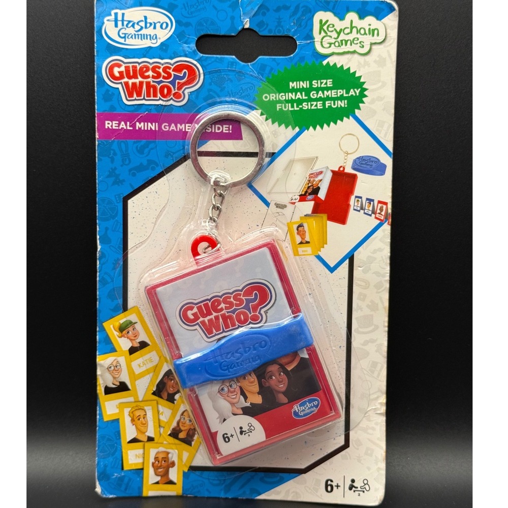 Hasbro Gaming Guess Who Keychain‎ Mini Game New